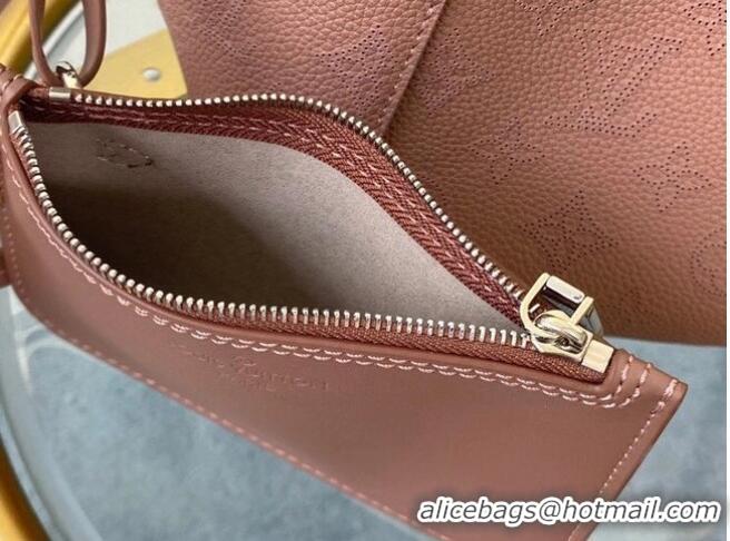 Affordable Price Louis Vuitton Mahina Leather HINA Bag M54353 dark pink