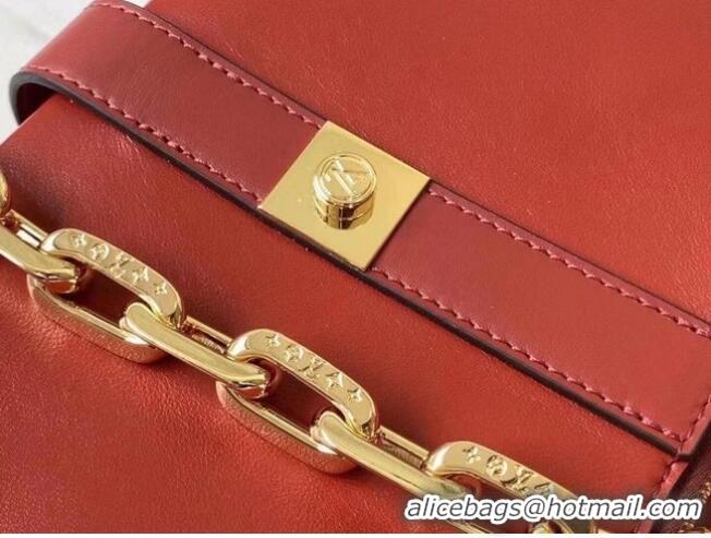 Elegant Louis Vuitton Calfskin Leather RENDEZ-VOUS M57744 Tomette Red