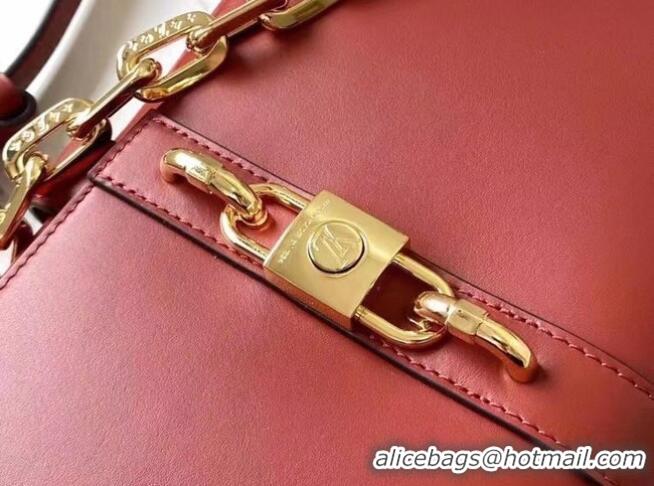 Elegant Louis Vuitton Calfskin Leather RENDEZ-VOUS M57744 Tomette Red