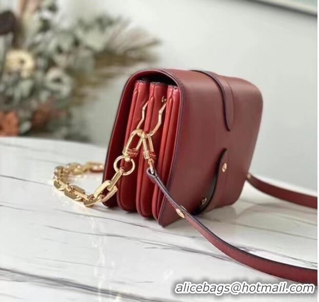 Elegant Louis Vuitton Calfskin Leather RENDEZ-VOUS M57744 Tomette Red