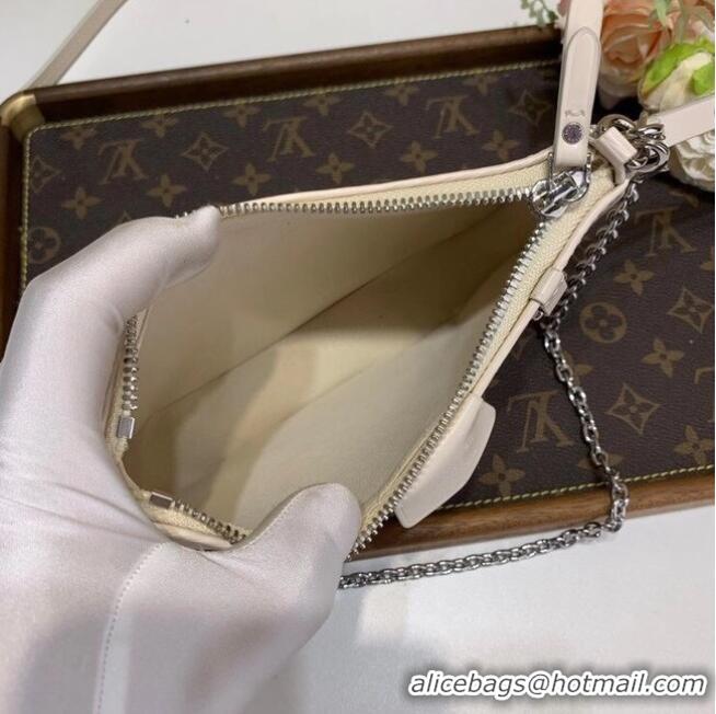 Trendy Design Louis vuitton Original EASY POUCH ON STRAP M80479 Quartz White