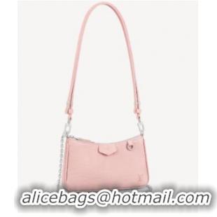 Famous Brand Louis vuitton Original EASY POUCH ON STRAP M80479 Rose Ballerine Pink