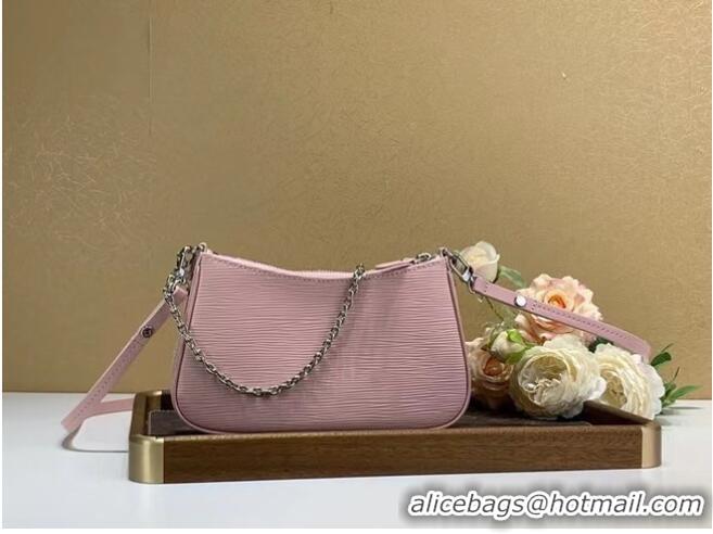 Famous Brand Louis vuitton Original EASY POUCH ON STRAP M80479 Rose Ballerine Pink