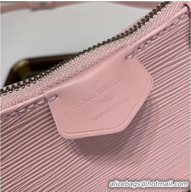 Famous Brand Louis vuitton Original EASY POUCH ON STRAP M80479 Rose Ballerine Pink