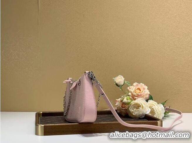 Famous Brand Louis vuitton Original EASY POUCH ON STRAP M80479 Rose Ballerine Pink