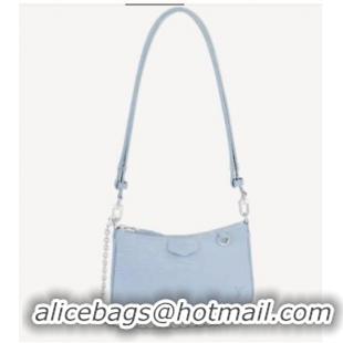 Top Quality Louis vuitton Original EASY POUCH ON STRAP M80479 Bleu Celeste Blue