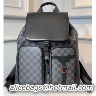 Discount Louis vuitton Damier Graphite Canvas Original UTILITY BACKPACK N40279 black