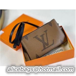 Most Popular Louis Vuitton Double Zip Pochette Bag M69203 Brown