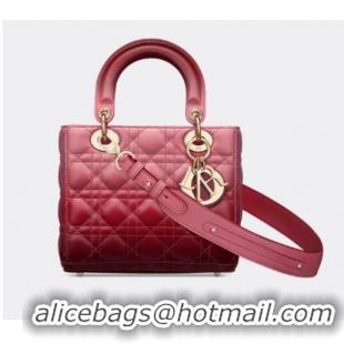 Top Quality LADY DIOR MY ABCDIOR BAG Strawberry Pink Gradient Cannage Lambskin M0538OS