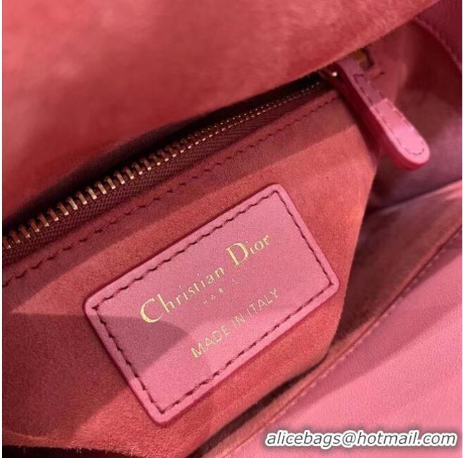 Top Quality LADY DIOR MY ABCDIOR BAG Strawberry Pink Gradient Cannage Lambskin M0538OS