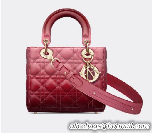 Top Quality LADY DIOR MY ABCDIOR BAG Strawberry Pink Gradient Cannage Lambskin M0538OS