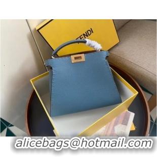 Hot Sell Fendi PEEKABOO ISEEU MEDIUM leather bag 70192 blue