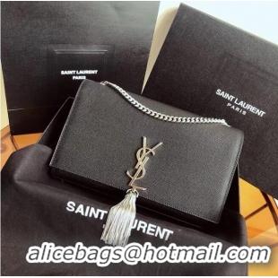 Good Taste YSL Saint Laurent Medium Kate Tassel Bag 86773 Black