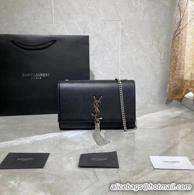 Good Taste YSL Saint Laurent Medium Kate Tassel Bag 86773 Black