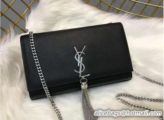 Good Taste YSL Saint Laurent Medium Kate Tassel Bag 86773 Black