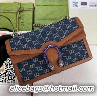 Good Product Gucci Dionysus small shoulder bag 400249 Dark blue