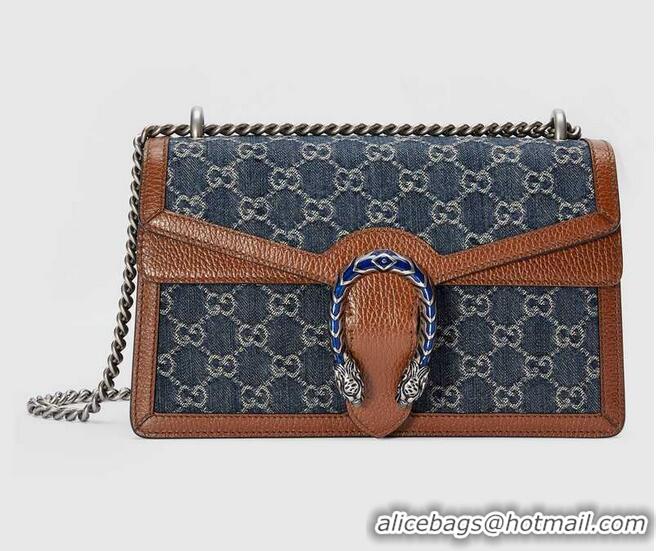 Good Product Gucci Dionysus small shoulder bag 400249 Dark blue