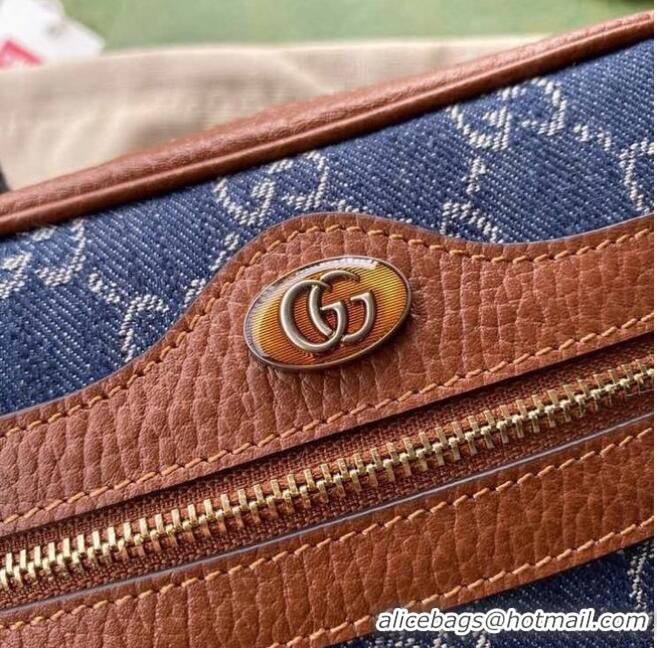 Popular Style Gucci Ophidia GG mini bag 517350 Dark blue