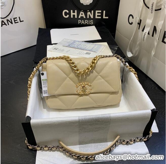 Buy Inexpensive Chanel 19 flap bag AS1160 AS1161 AS1162 Nude