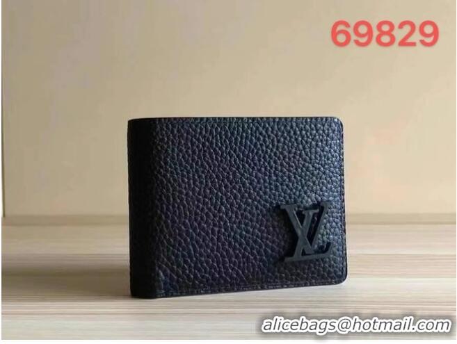 Best Product Louis vuitton Calf Leather MULTIPLE WALLET M69829 Black