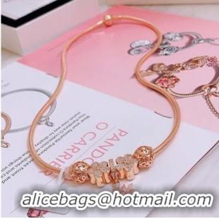 New Design Grade Pandora rose gold Necklace CE6317