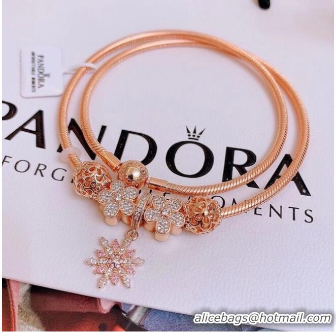 New Design Grade Pandora rose gold Necklace CE6317