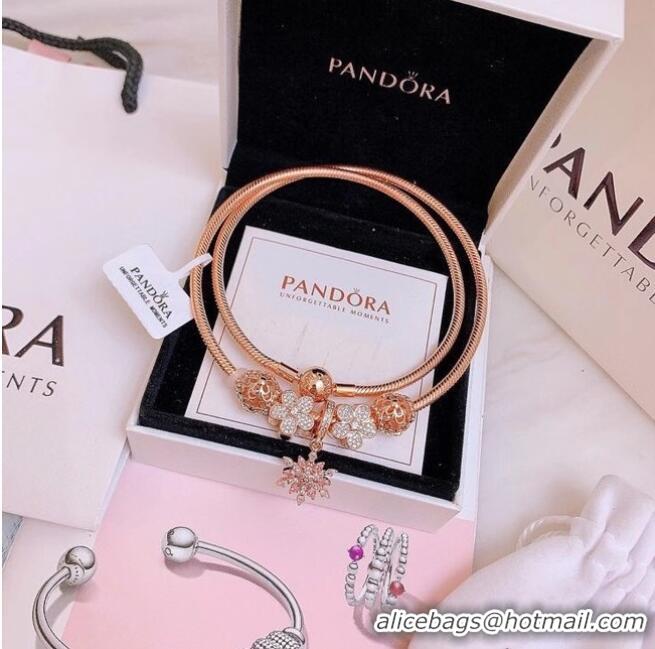 New Design Grade Pandora rose gold Necklace CE6317