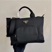 High Quality Prada Re-Edition nylon tote bag 1BG354 black