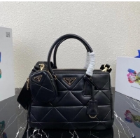 Low Price Prada Nappa Leather Prada Spectrum Tote 1BG863 black