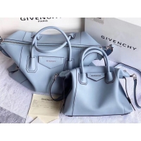 Good Price GIVENCHY Original Leather Shoulder Bag 63188 sky Blue