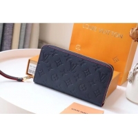 Good Taste Louis Vuitton Original Monogram Empreinte Wallet M60571 Navy Blue