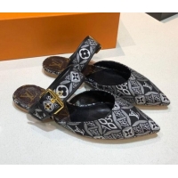 Best Price Louis Vuitton Since 1854 Sofia Flat Mules 1A8NWP Black