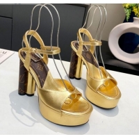 Low Price Louis Vuitton Podium Platform Sandal 012673 Gold