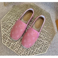 Purchase Louis Vuitton Monogram Denim Espadrilles 012712 Pink