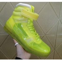 Grade Design Louis Vuitton LV Trainer Transparent Boot Sneakers 030915 Yellow 2021