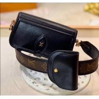 Best Quality Louis Vuitton Officier Pouch with Strap M69841 Black