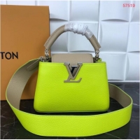 Good Quality Louis Vuitton CAPUCINES PM M57519 yellow&grey