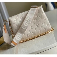 Famous Brand Design Louis Vuitton COUSSIN PM M57793 Cream