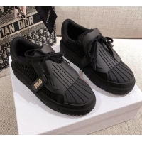 Top Quality Dior DIOR-ID Sneakers in Black Mesh and Calfskin 122340