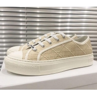 Good Product Dior Walk'n'Dior Sneakers in Beige Cannage Embroidery 012708