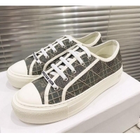 Grade Design Dior Walk'n'Dior Sneakers in Grey Cannage Embroidery 012709