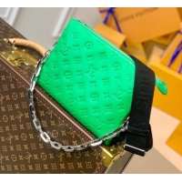 Luxury Cheap Louis Vuitton Monogram Empreinte COUSSIN PM M57793 Green