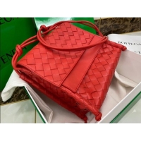 Best Price Bottega Veneta The Small Fold Crossbody Bag BV0501 Red 2021