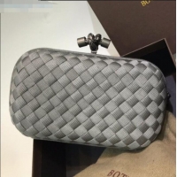 Low Cost Bottega Veneta Tiffany Fabric Small Clutch BV2679 Dark Grey 2021