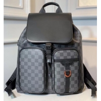 Discount Louis vuitton Damier Graphite Canvas Original UTILITY BACKPACK N40279 black