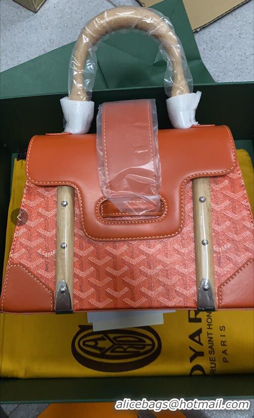 Low Cost Goyard Original Saigon Tote Bag With Strap PM 8942 Orange