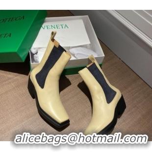 Best Quality Bottega Veneta BV Lean Heel 55mm Short Boots 091005 Yellow 