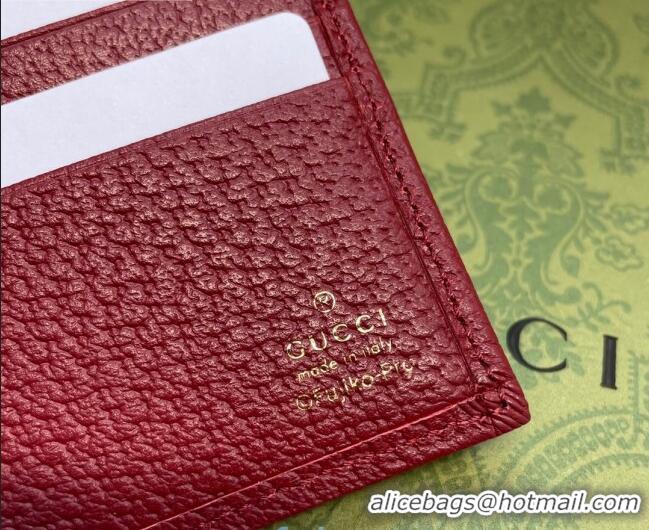 Buy Inexpensive Doraemon x Gucci GG Canvas Billfold Wallet 647802 Beige/Red 2021