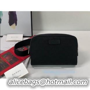 Fashion Discount Gucci GG Canvas Belt Bag 449174 Black 2021