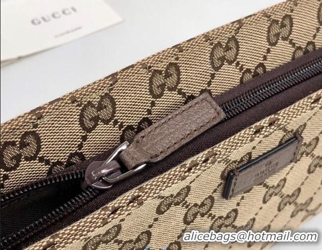 Super Quality Gucci GG Canvas Web Medium Shoulder Bag 189749 Dark Beige 2021